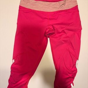 Lululemon Pink Crop Leggings Size 8